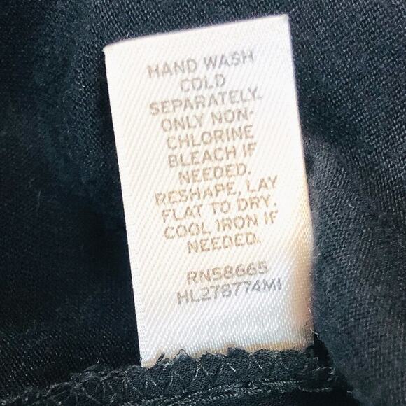 Trouve Black Sleeveless Sheer Back Blouse Size M - Picture 6 of 8